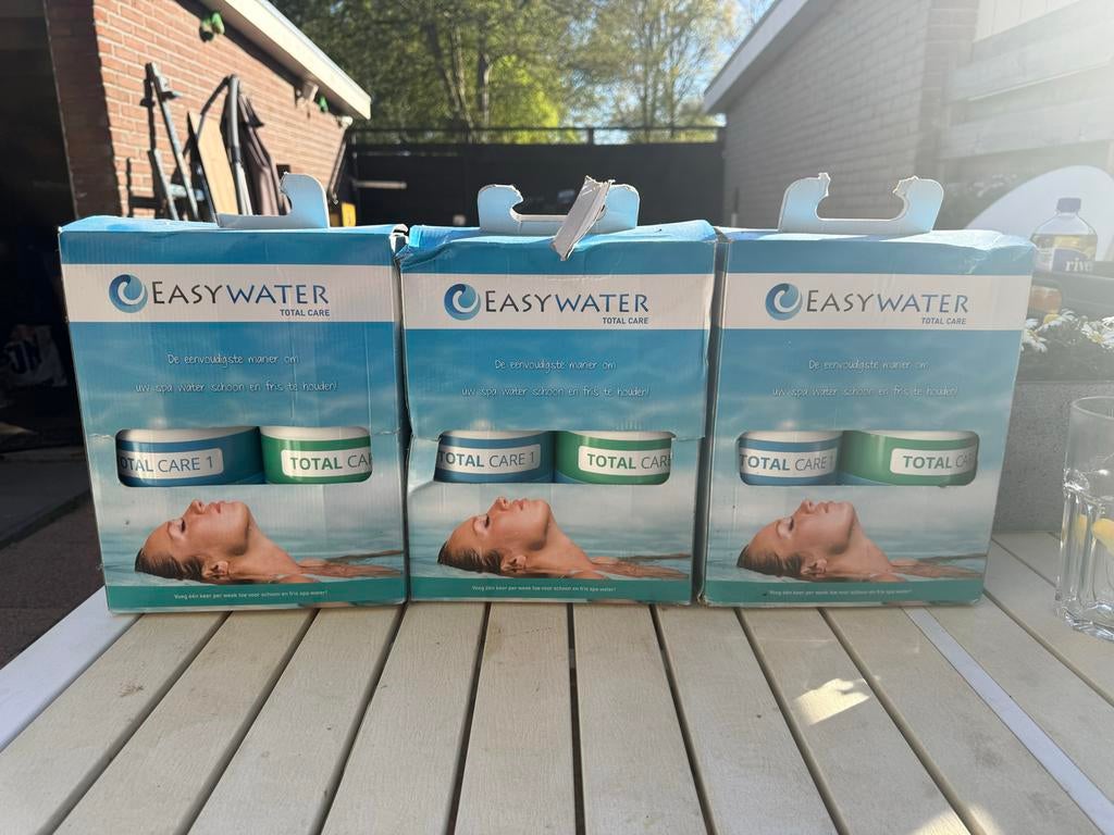 Easywater Total Care waterbehandeling voor jacuzzi (3x), Ophalen, Nieuw, Reinigingsmiddel