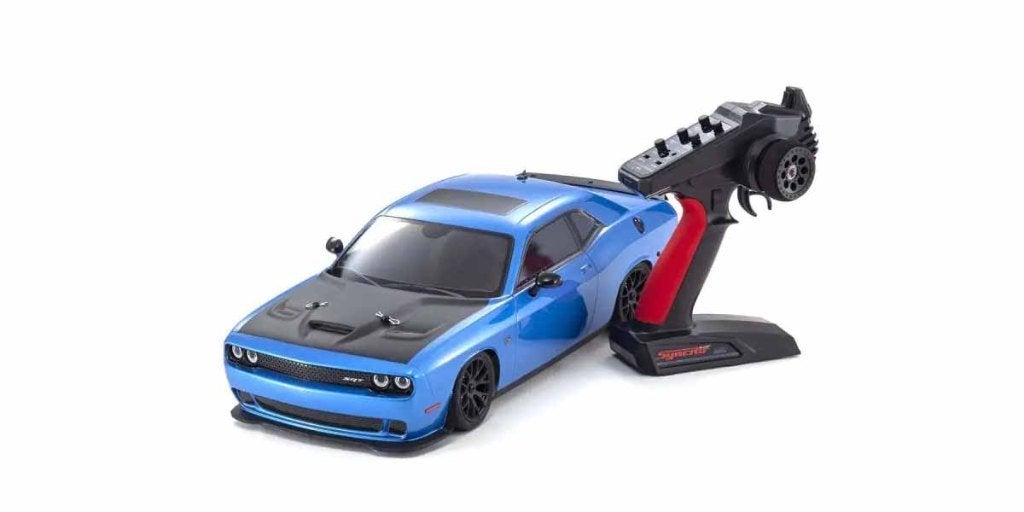 Kyosho Fazer FZ02 Dodge Challenger SRT 2015 Blue 1:10 RTR, Hobby en Vrije tijd, Modelbouw | Radiografisch | Auto's, Elektro, Nieuw