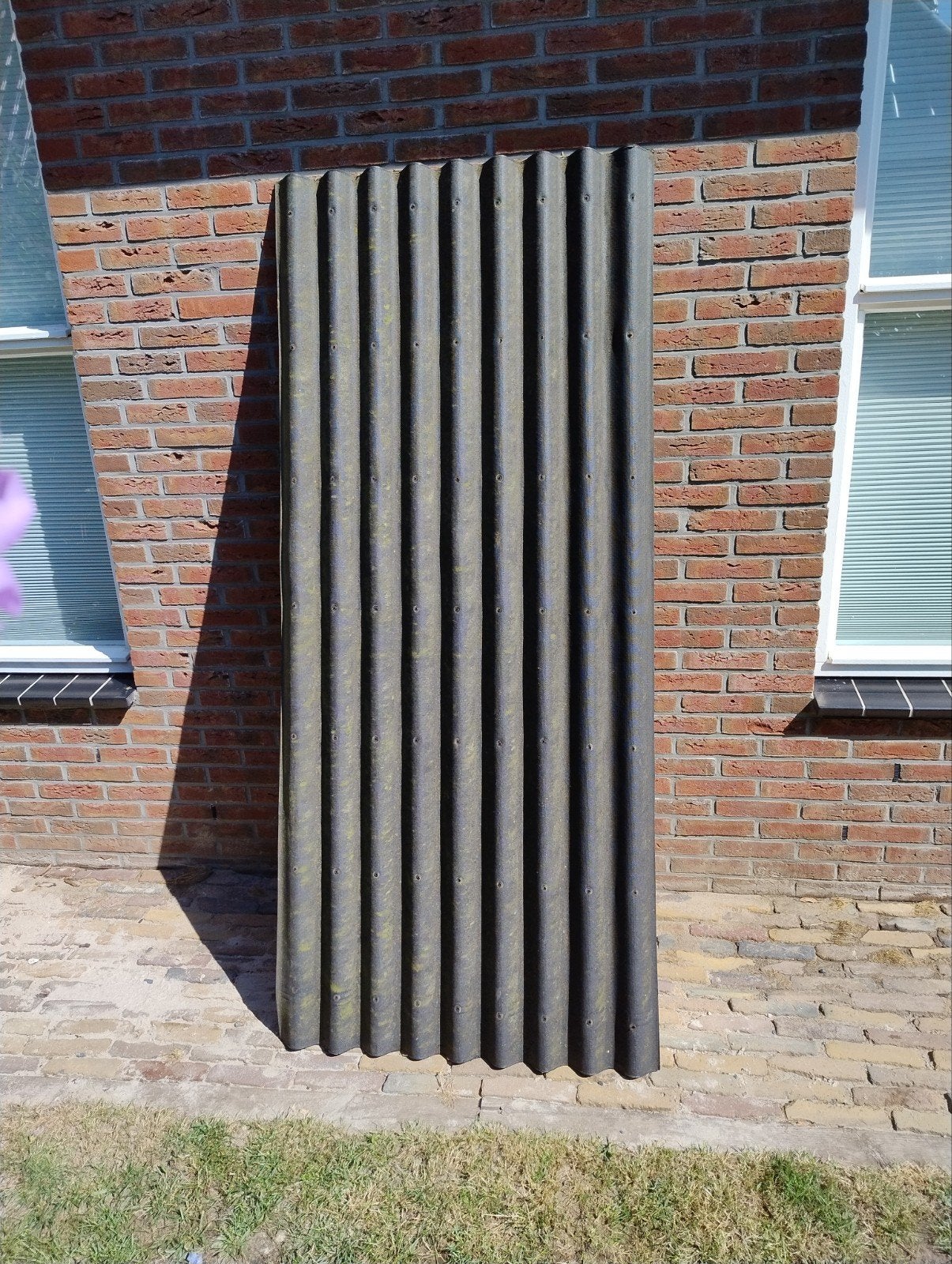 Golfplaat bitumen materiaal 2 meter lang gratis, Ophalen, Overige materialen, Gebruikt, Minder dan 5 m²