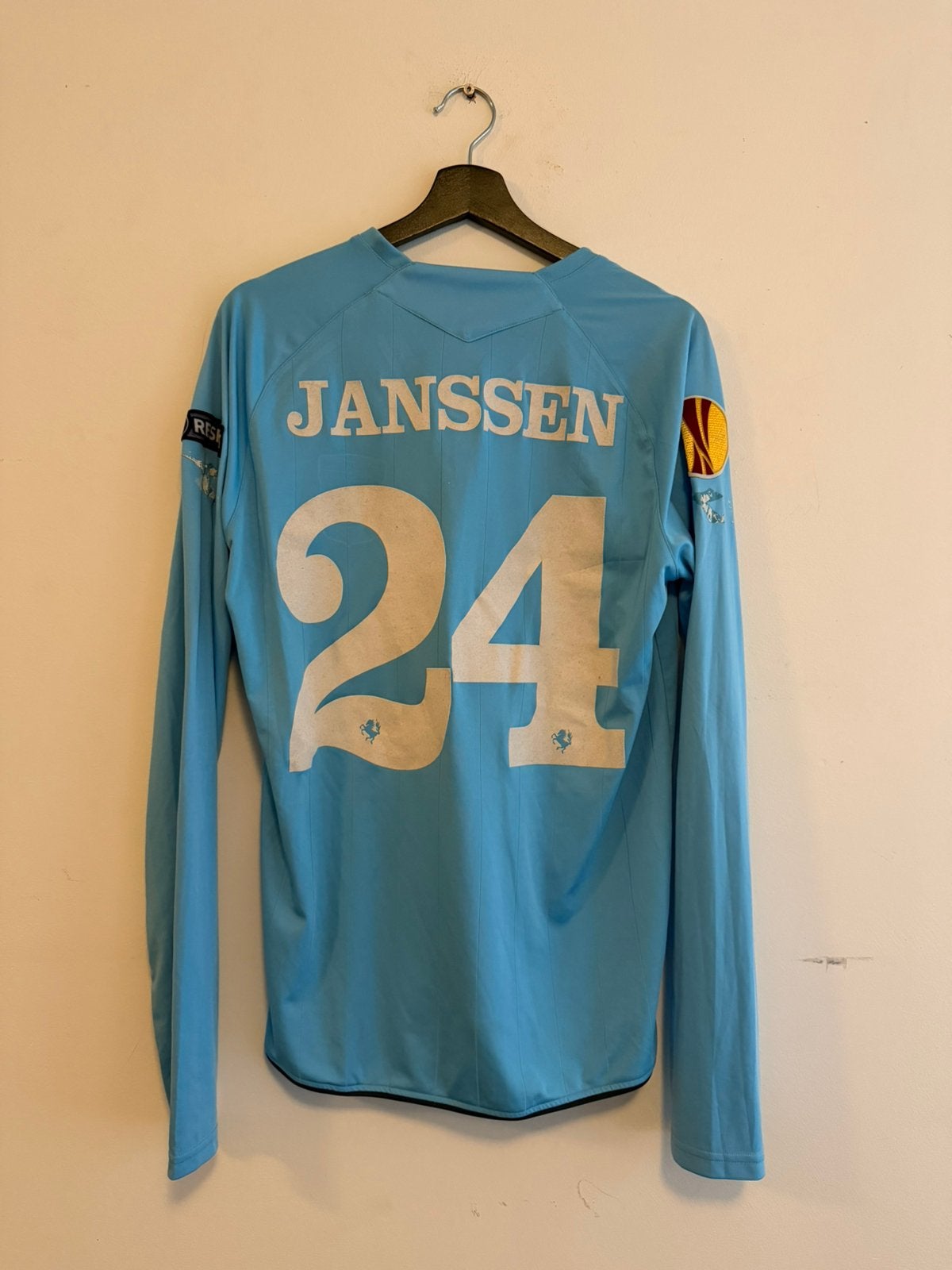 Matchworn Theo Janssen FC Twente, Ophalen of Verzenden, Zo goed als nieuw, F.C. Twente, Shirt