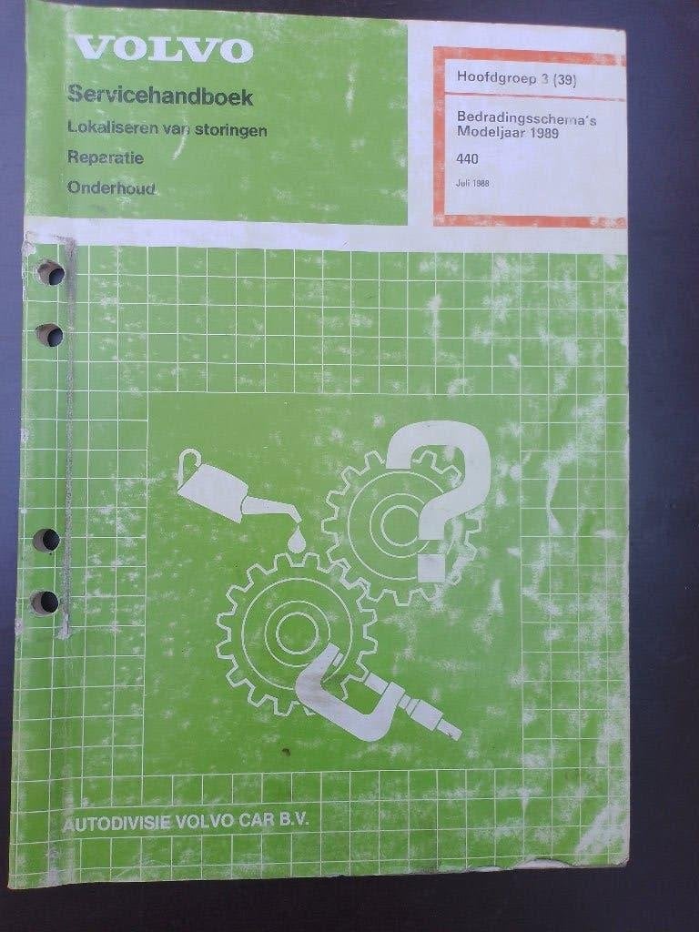 Volvo 440 dealer werkplaatsboek stroomschema's, Ophalen of Verzenden, Gelezen, Volvo