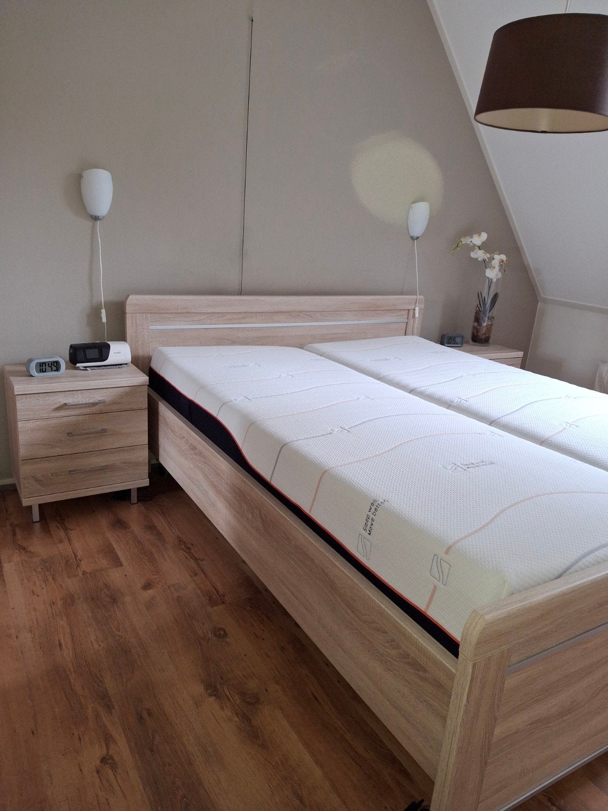 Bed Biene uitrijdbaar,  excl. matras., Ophalen, Gebruikt, Tweepersoons