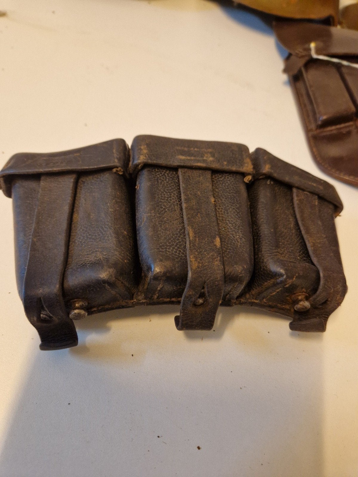 ww2 duitse K98 tasjes zwart, Verzamelen, Ophalen of Verzenden, Duitsland, Overige typen