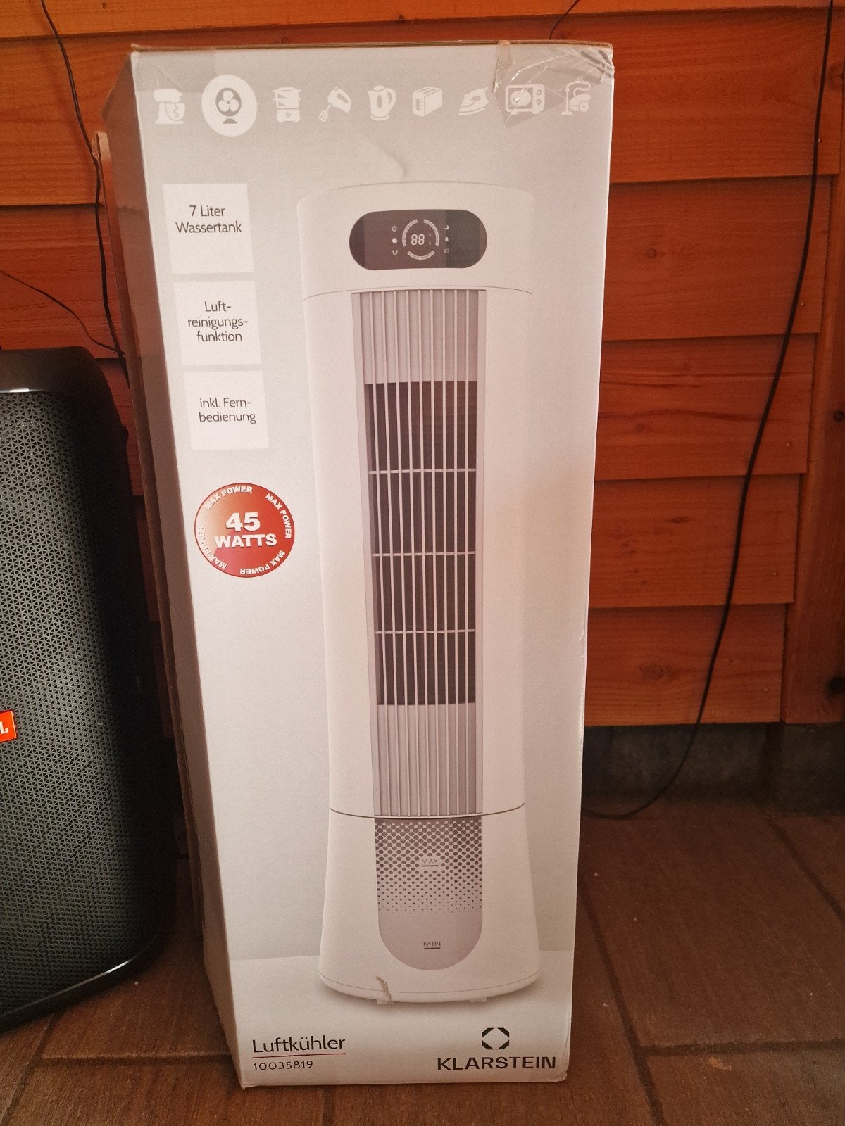 Klarstein Skyscraper Ice 2-in-1 Luchtkoeler Ventilator Nieuw, Ophalen of Verzenden
