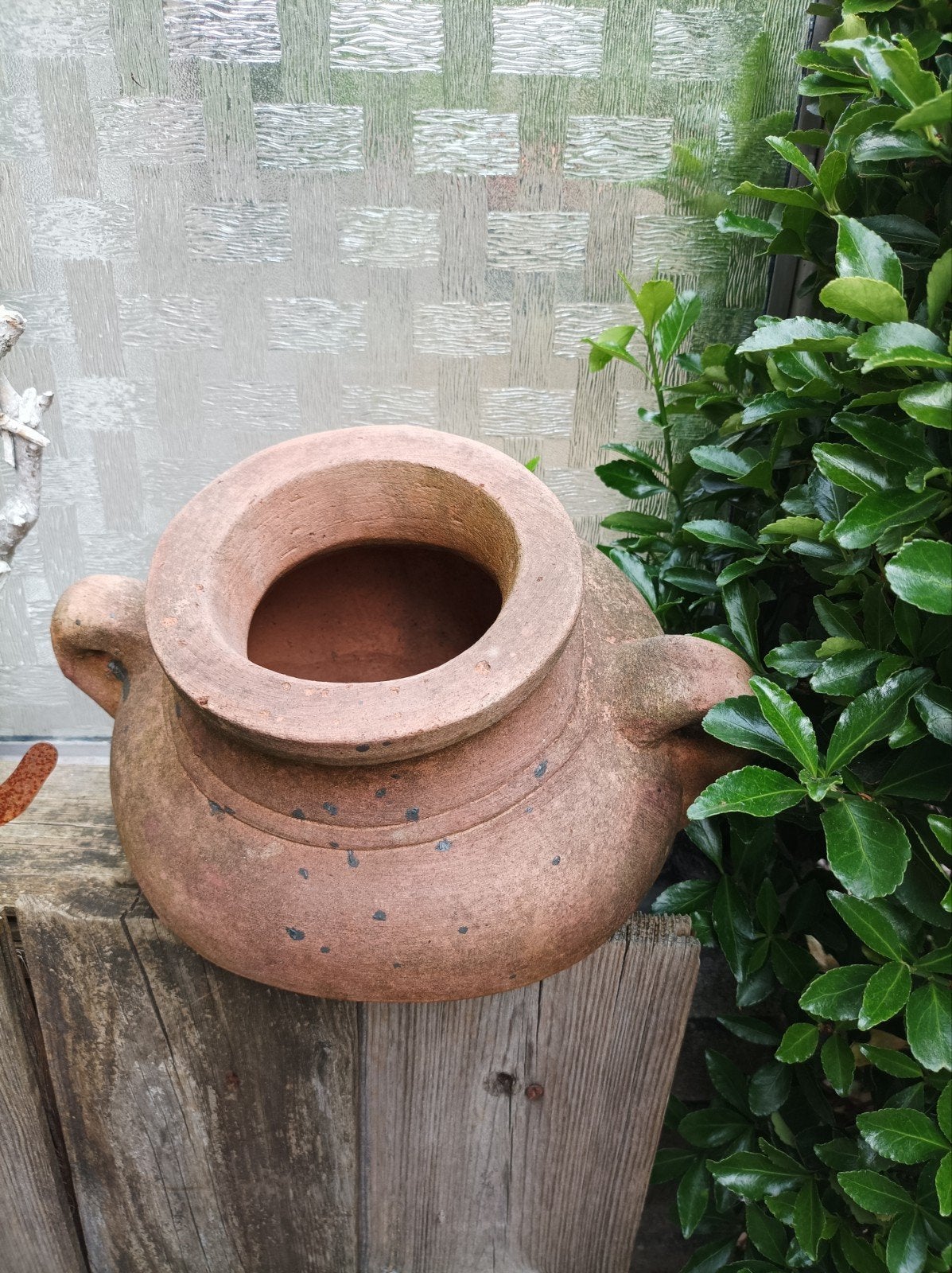 Terracotta wand of muur potten, Ophalen, Rond, Minder dan 25 cm, Minder dan 40 cm