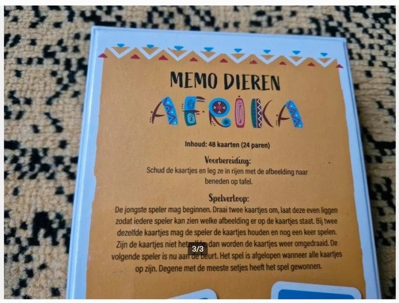 Nieuw Dieren memo Afrika h, Onbekend, Onbekend, Nieuw, Ophalen of Verzenden