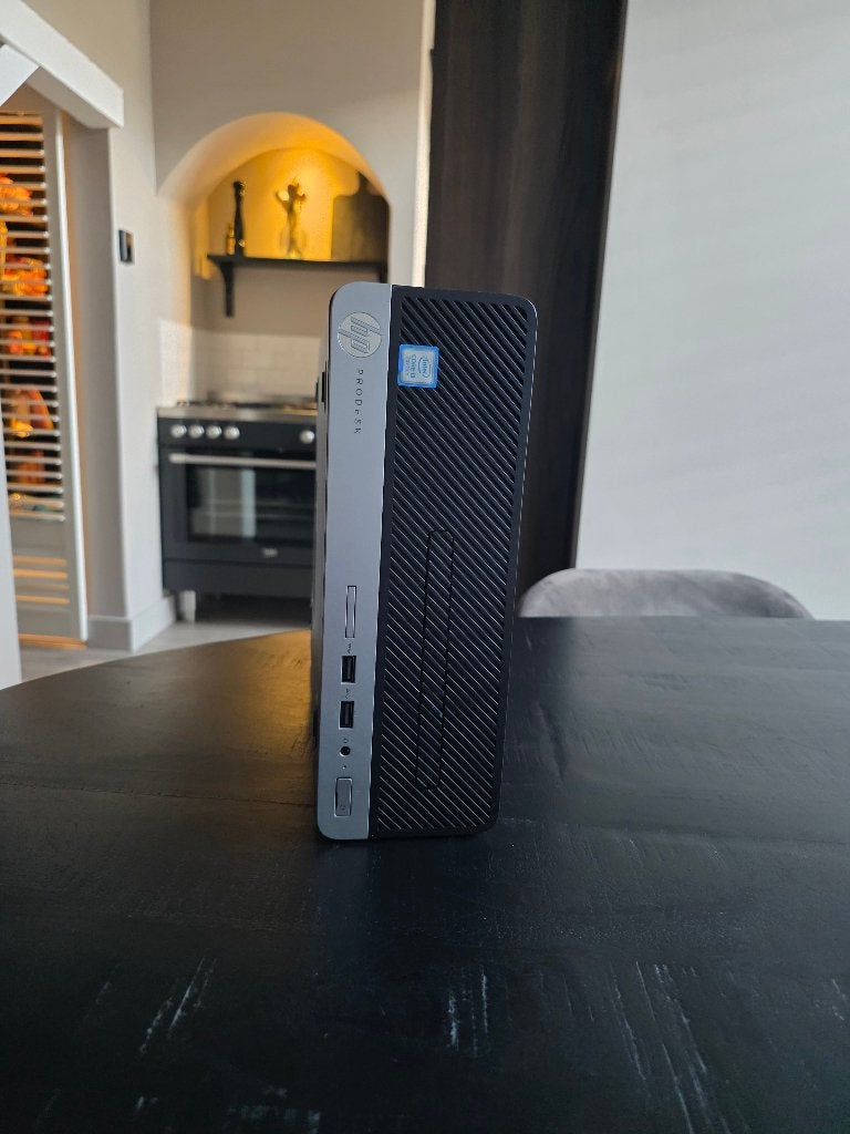 hp prodek G4/i3 7100/27x30cm/128gb SSD/windows 11, Computers en Software, Desktop Pc's, Ophalen, Hp, Virtual Reality, Zo goed als nieuw