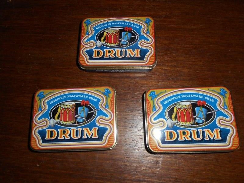 Drum tabaksdoos, Verzamelen, Ophalen of Verzenden, Nieuw, Tabaksdoos of Verpakking