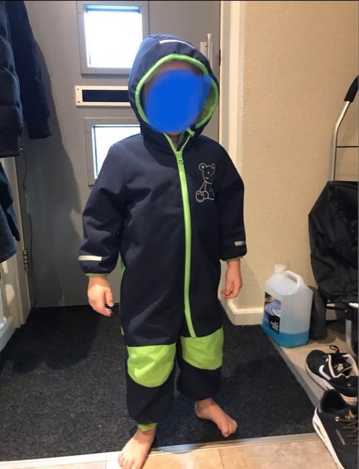 Kinder regenpak  - 92 98 warm gevoerd, Ophalen, Zo goed als nieuw, Jongen of Meisje
