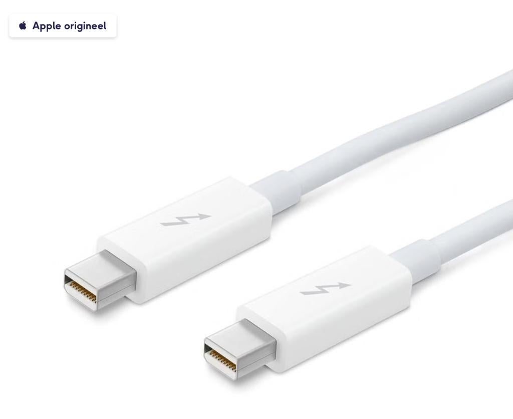 Apple Thunderbolt 2 kabel (origineel Apple) - 2 meter wit, Verzenden, Nieuw