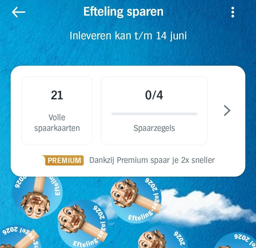 AH / Albert Heijn Efteling zegels / Eftelingzegels, Albert Heijn, Ophalen of Verzenden