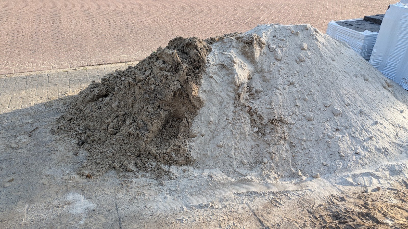 Zand: Ophoogzand en ander zand, Ophalen, Gebruikt, Ophoogzand