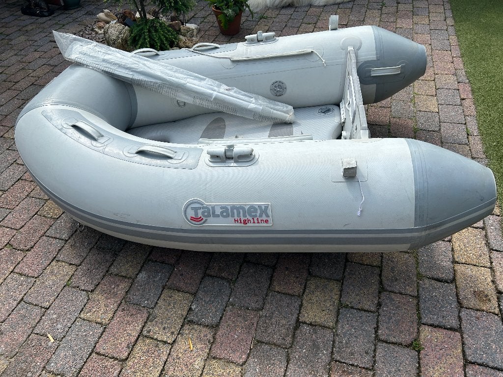 Talamex Highline X-light HXL 195 rubberboot met airdeck, Ophalen, Airdeck, Peddels, Zo goed als nieuw