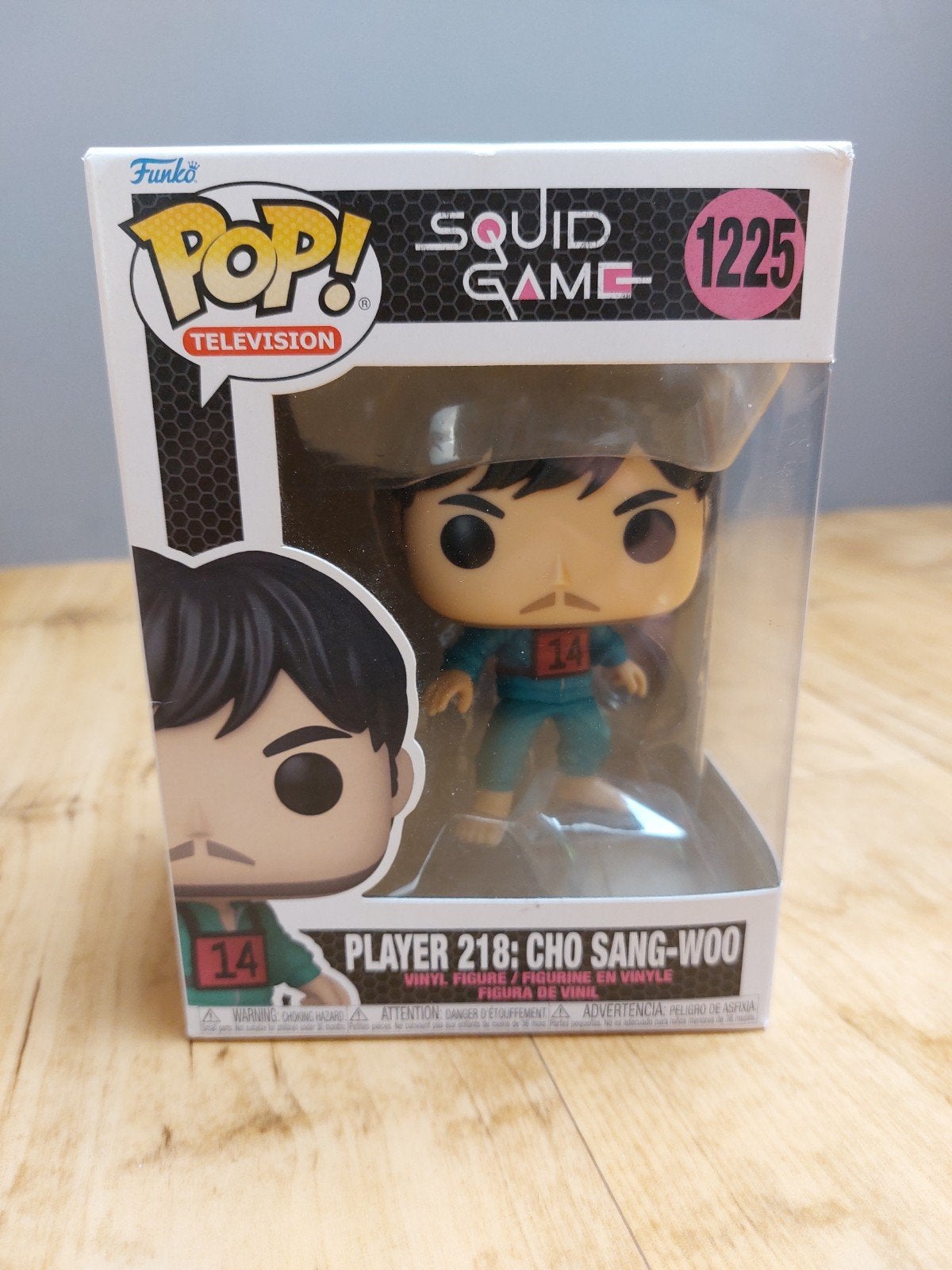 Player 218: Cho Sang-Woo (Funko Pop) Squid Game #1225, Ophalen of Verzenden, Nieuw