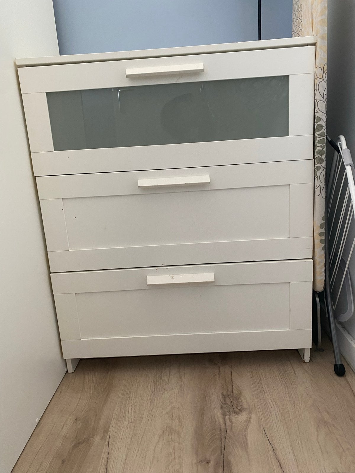 IKEA Brimnes ladekast wit met 3 lades, Huis en Inrichting, Kasten | Ladekasten, Ophalen, Gebruikt, 100 tot 150 cm, 50 tot 100 cm
