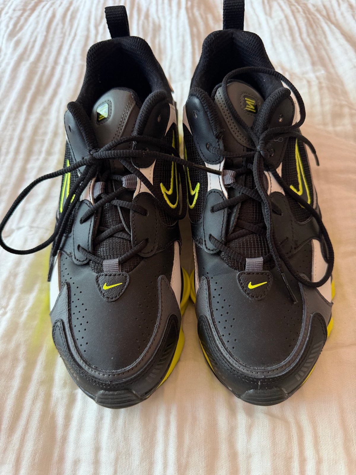 Nike Shox sneakers maat 40 - Zwart/Neon Geel, Ophalen of Verzenden, Nieuw, Zwart, Sneakers of Gympen