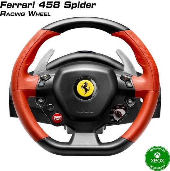 Thrustmaster Ferrari 458 Spider set z.g.a.n. voor Xbox, Ophalen of Verzenden, Zo goed als nieuw, Stuurtje of Sportattribuut, Xbox Series S