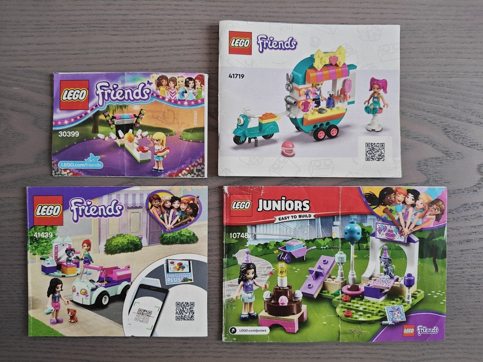 LEGO Friends Mobiele modeboetiek, bowling, kattenverzorging, Gebruikt, Lego, Friends, Ophalen of Verzenden