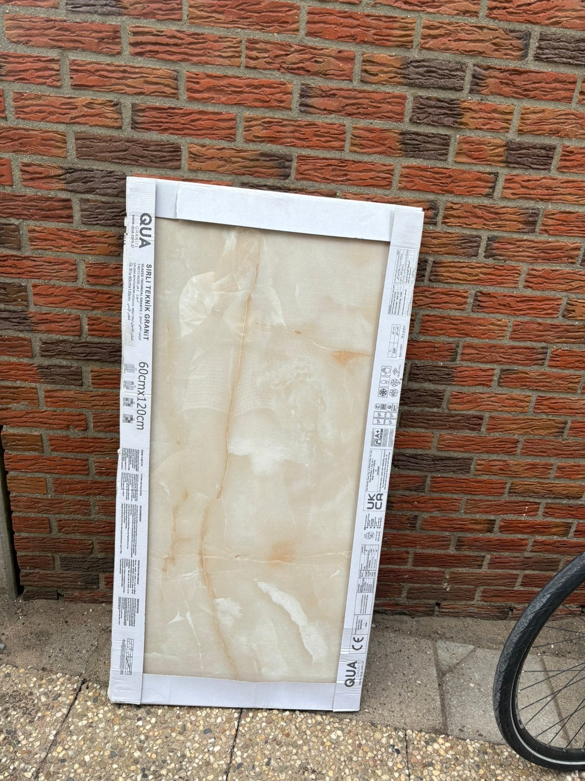 Marme tegels, Raamkozijn, Zo goed als nieuw, Hout, Ophalen