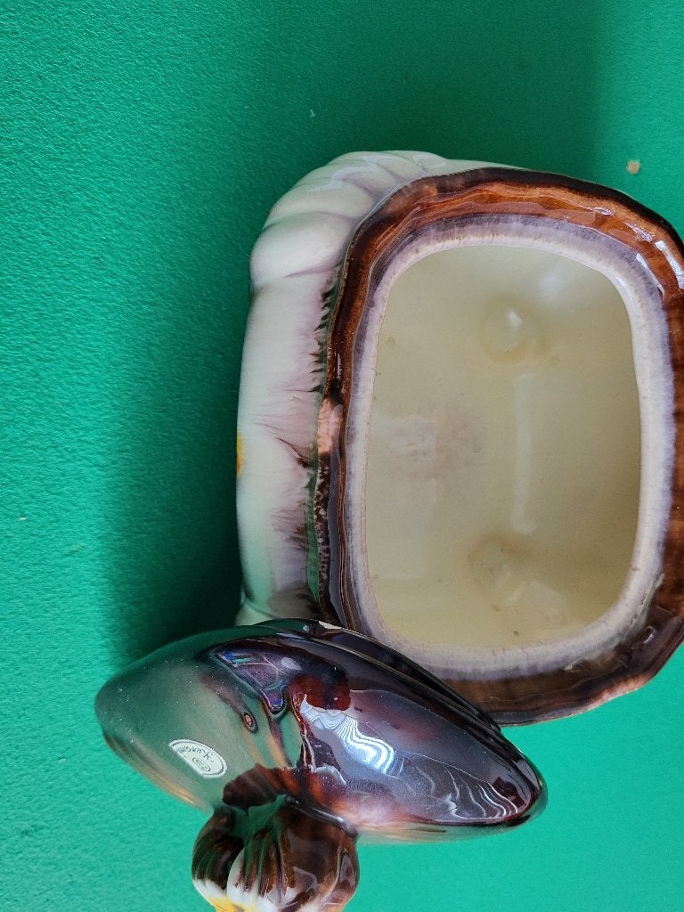 Keramische bonbonniere met deksel, Antiek en Kunst, Ophalen of Verzenden