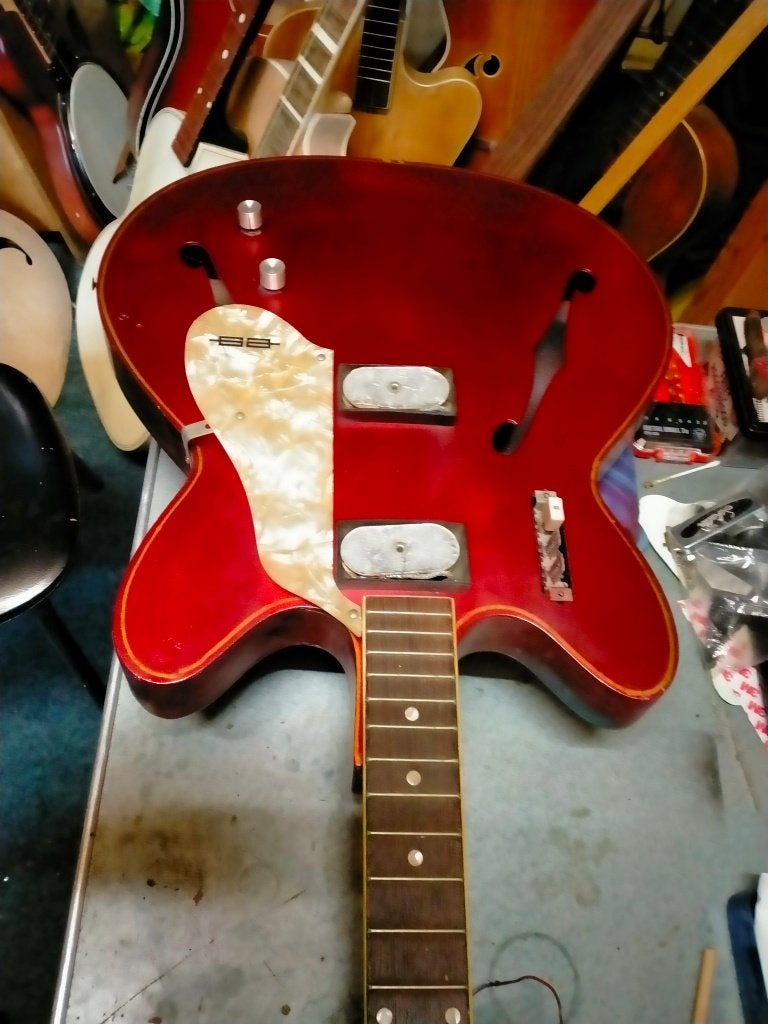 Egmond onderdelen gezocht, Ophalen of Verzenden, Gebruikt, Elektrische basgitaar