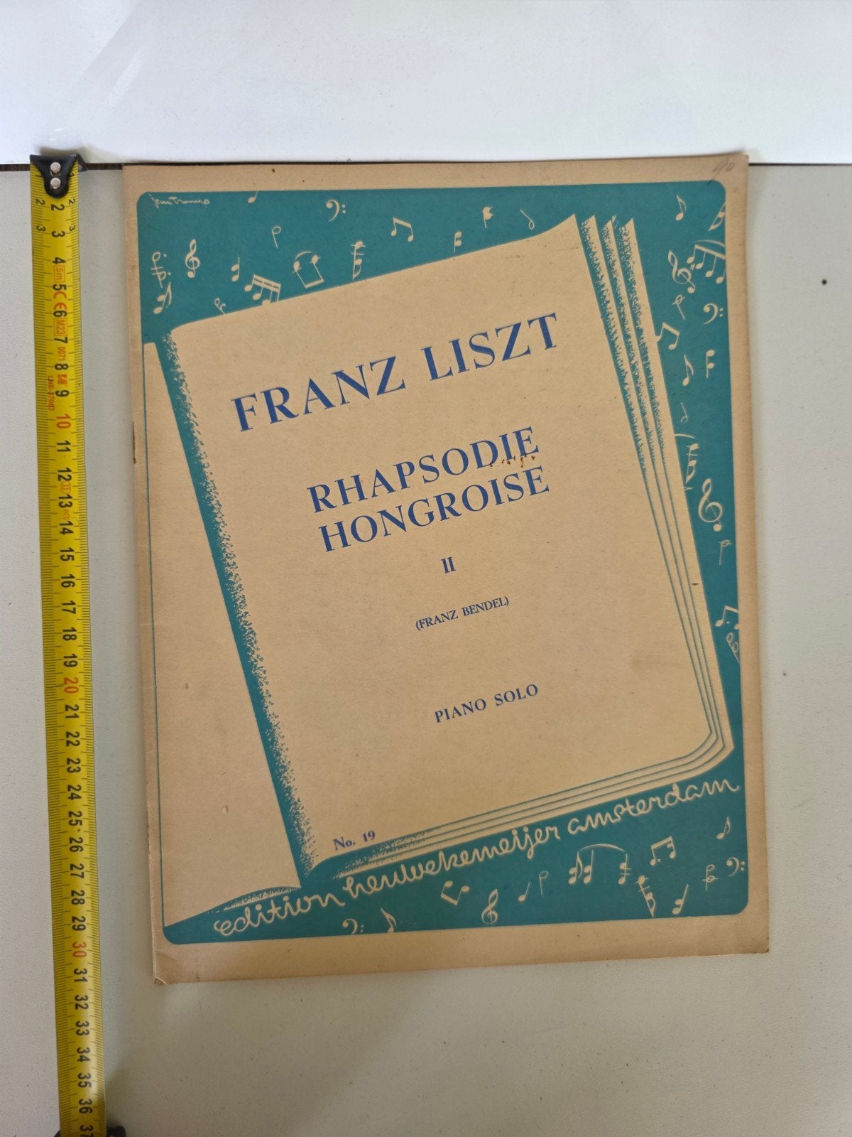 Franz Liszt - Rhapsodie Hongroise II - Piano Solo, Gebruikt, Klassiek, Ophalen of Verzenden, Artiest of Componist