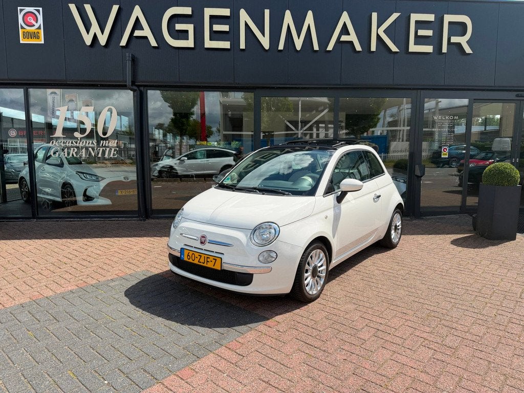 Fiat 500 0.9 TwinAir Lounge Airco|Schuifdak|Vol Onderhoud, Auto's, Fiat, Bedrijf, Te koop, ABS, Airbags, Airconditioning, Bluetooth