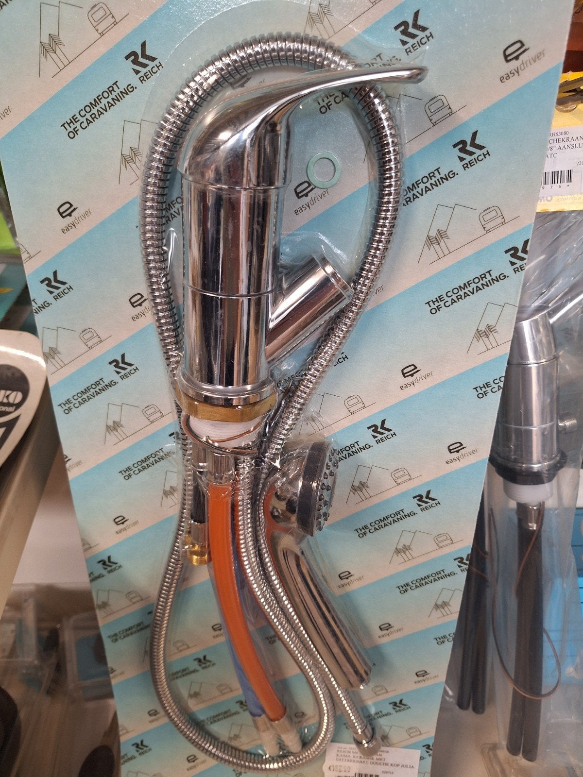 Mengkraan keramik kama met uittrekbaar douche  op 12 volt, Ophalen of Verzenden, Nieuw