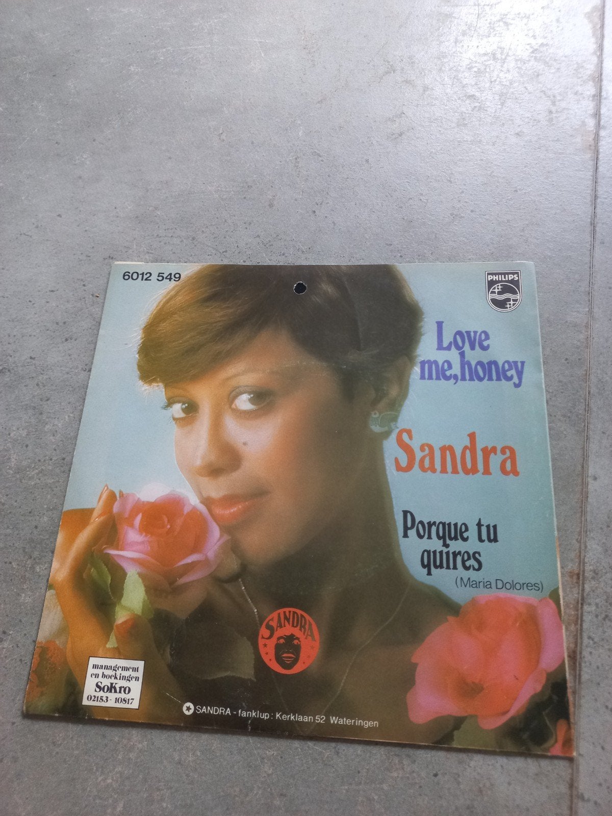 Sandra - Love Me, Honey / Porque Tu Quieres (Vinyl Single), Ophalen of Verzenden, Gebruikt, 7 inch, Pop