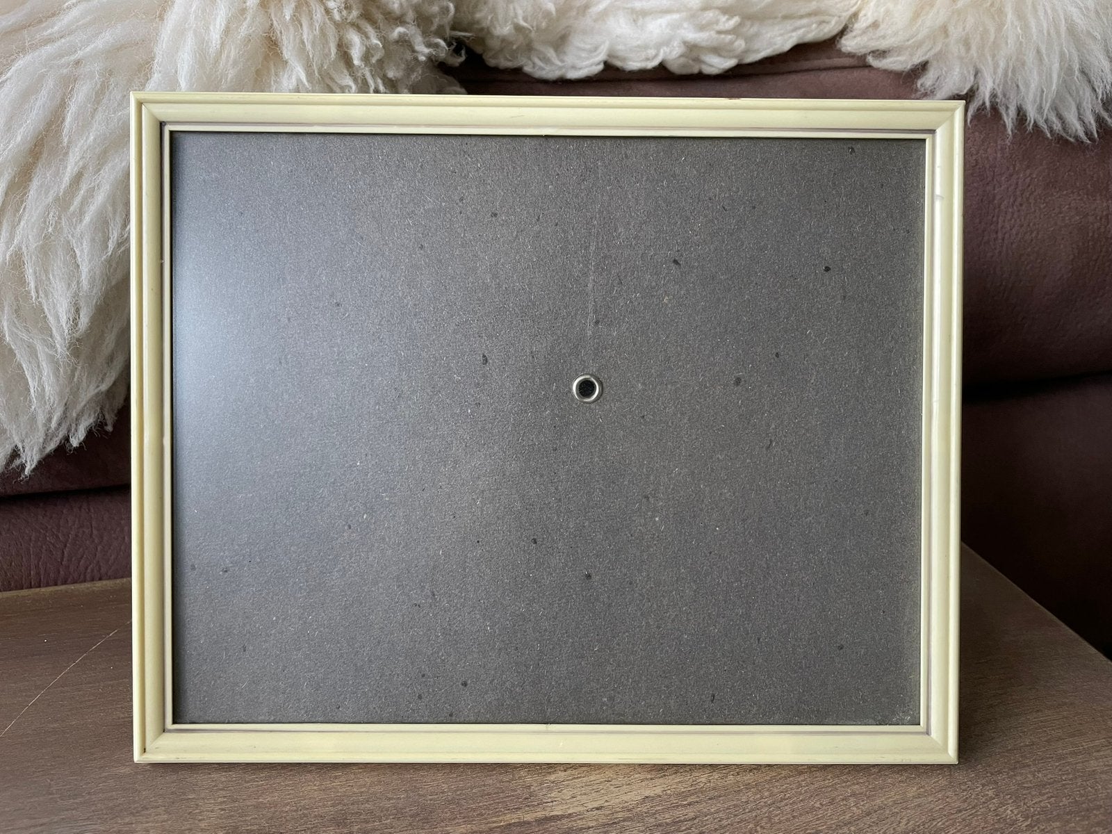 Vintage fotolijst jaren ‘50/60, Kunststof, 21 cm, Beige, Ophalen of Verzenden