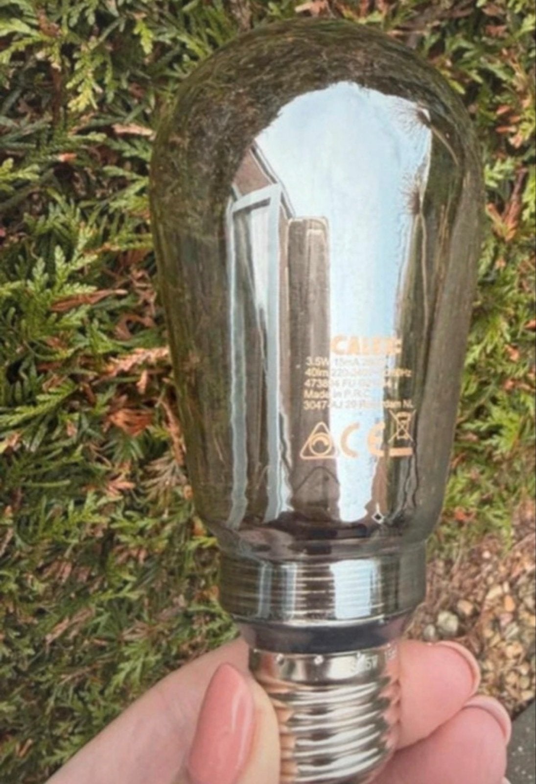 Calex Edison ST64 Gloeilamp Titanium Coating 3.5W 200K, Gloeilamp, Overige fittingen, Ophalen of Verzenden, Minder dan 10 watt