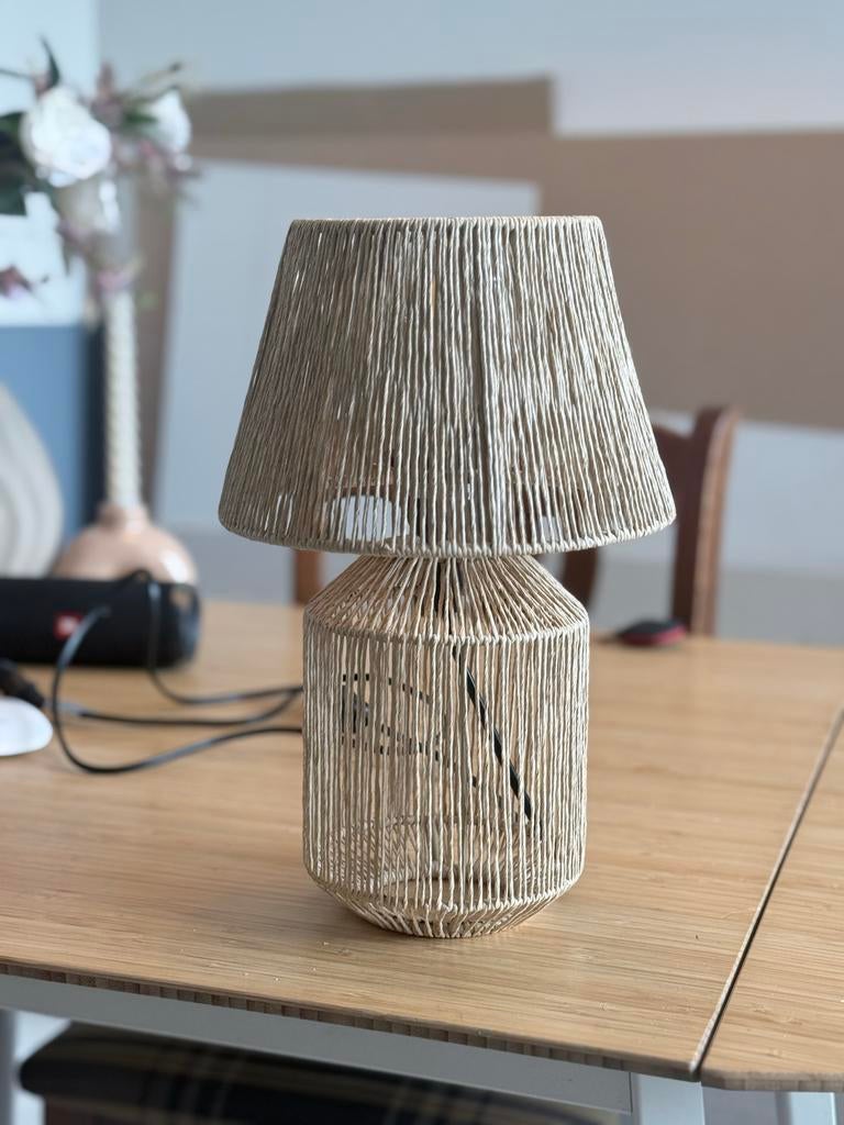 Kwantum tafellamp Avi Naturel - Zo goed als nieuw, Huis en Inrichting, Lampen | Tafellampen, Ophalen of Verzenden, Zo goed als nieuw