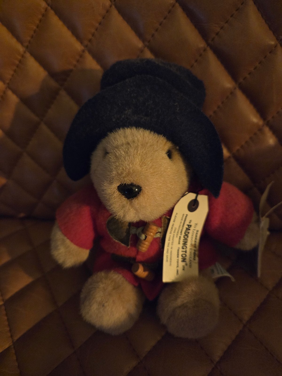 Nieuwe Paddington Beer met kaartje - Collectors item, Ophalen of Verzenden, Nieuw, Stoffen beer