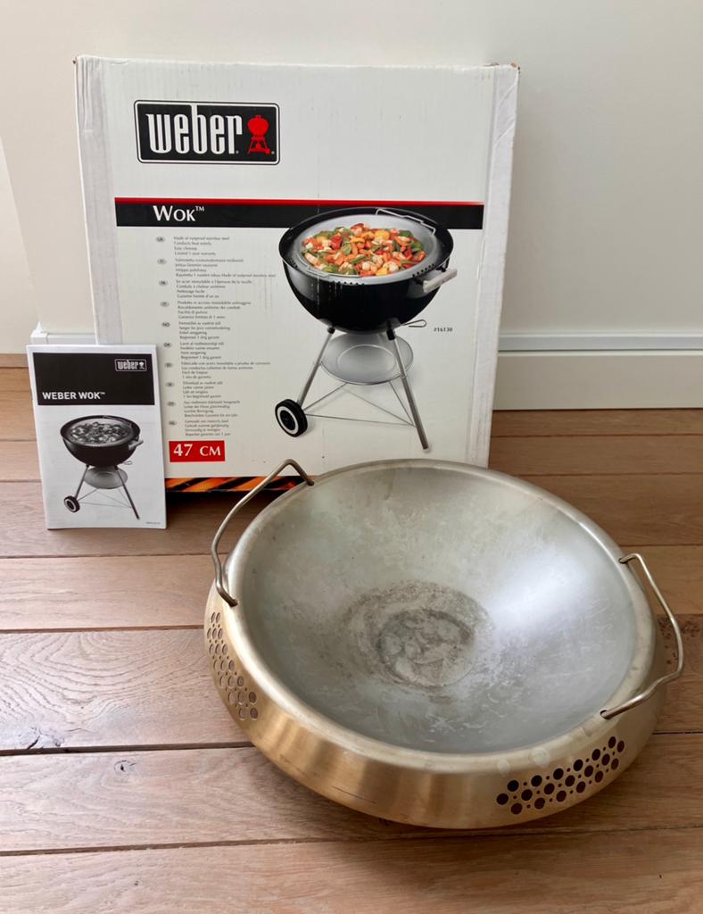 Weber Wok - model 16130 - 47 cm, Tuin en Terras, Barbecue-accessoires, Ophalen of Verzenden, Gebruikt