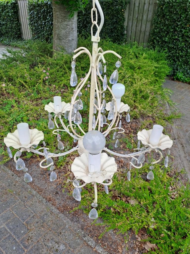 Kroonluchter, brocant vintage antiek, Huis en Inrichting, Lampen | Kroonluchters, Ophalen