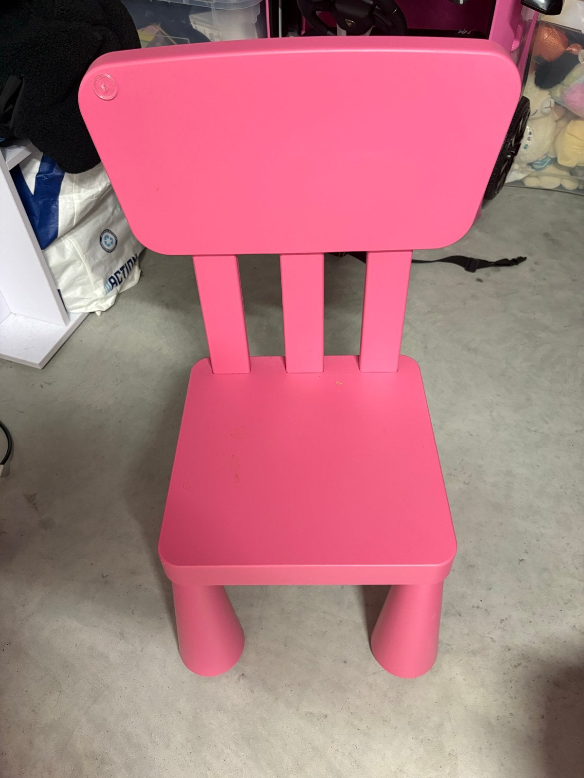 Roze kinderstoel - stevig en leuk voor de kleintjes, Ophalen, Gebruikt, Overige typen