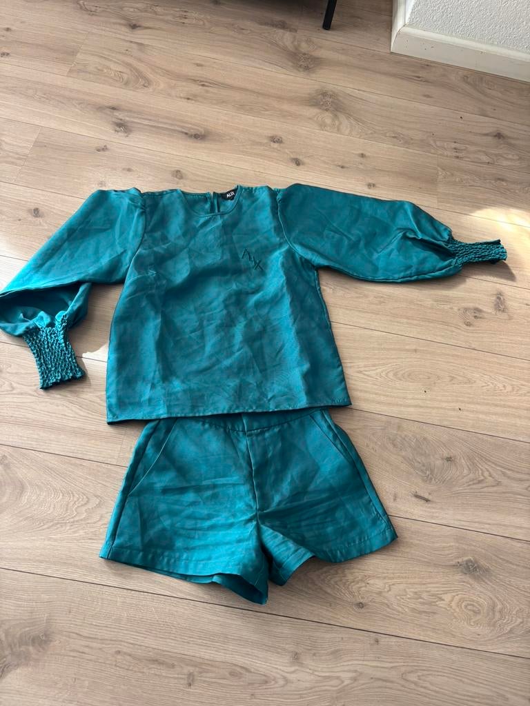Alix the Label pak, smaragd groen, Kleding | Dames, Ophalen of Verzenden, Zo goed als nieuw, Maat 34 (XS) of kleiner, Groen