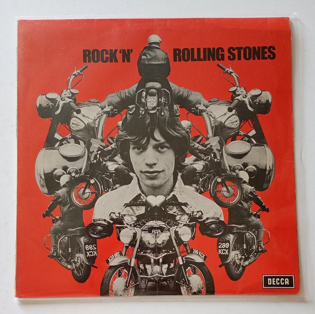 Rock'n' Rolling Stones Decca 1972 vinyl, LP, Rock, Gebruikt, Verzenden