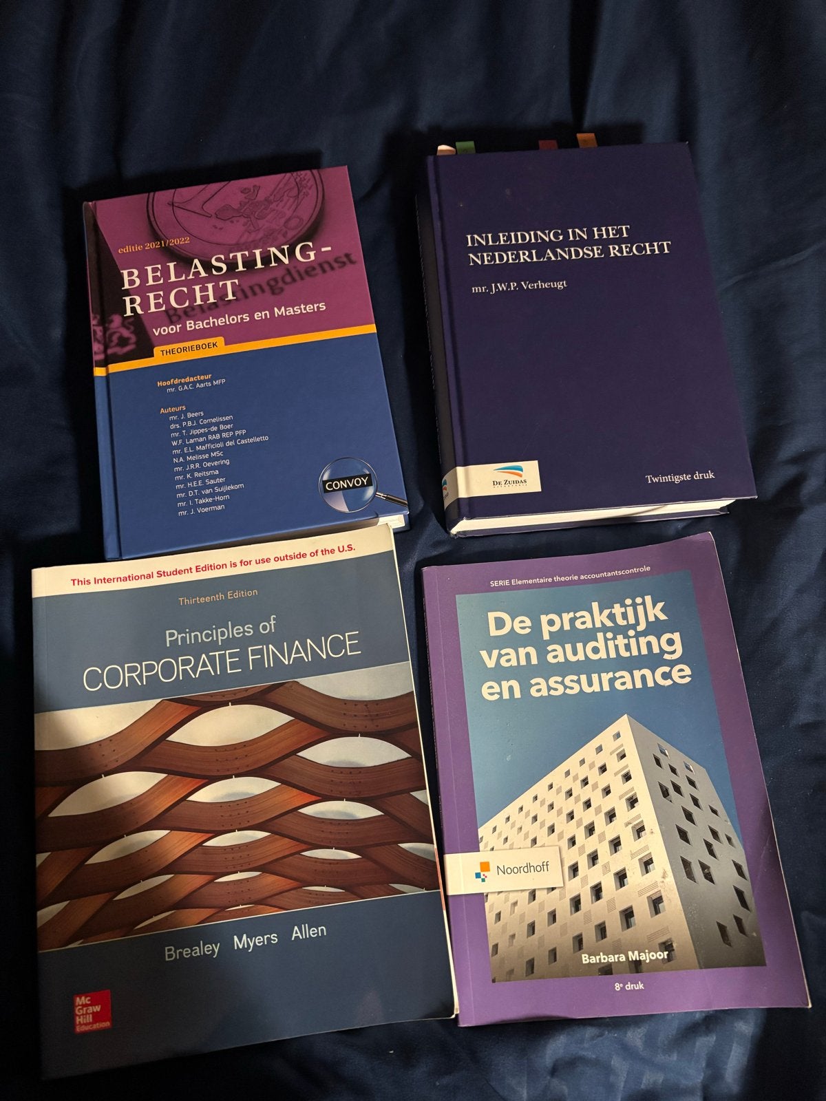 Diverse studieboeken: Recht, Finance, Auditing, Belasting, Boeken, Ophalen of Verzenden, Gamma, Gelezen, HBO