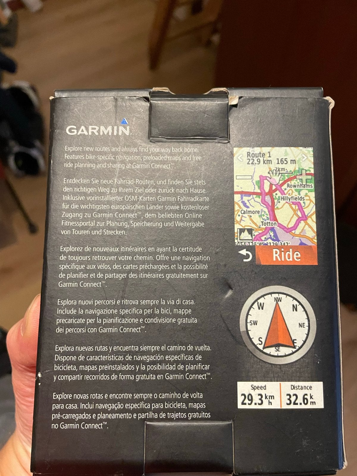 Garmin Edge Touring fietsnavigatie, Ophalen of Verzenden, GPS, Gebruikt