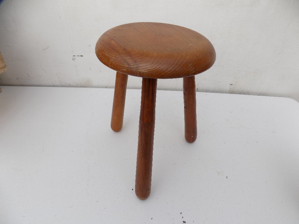 Krukje plantentafeltje melkkrukje vintage retro, Huis en Inrichting, Ophalen of Verzenden, Gebruikt, Hout