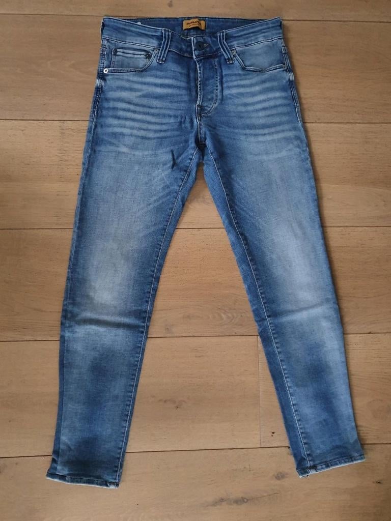 Jeans van Jack&Jones maat 28/30, model slim/glenn, Kleding | Heren, Spijkerbroeken en Jeans, Blauw, W32 (confectie 46) of kleiner