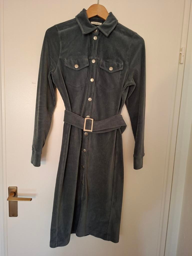 Anna Blue blauw/grijze jurk - Maat S, Kleding | Dames, Jurken, Blauw, Anna Blue, Ophalen of Verzenden, Zo goed als nieuw