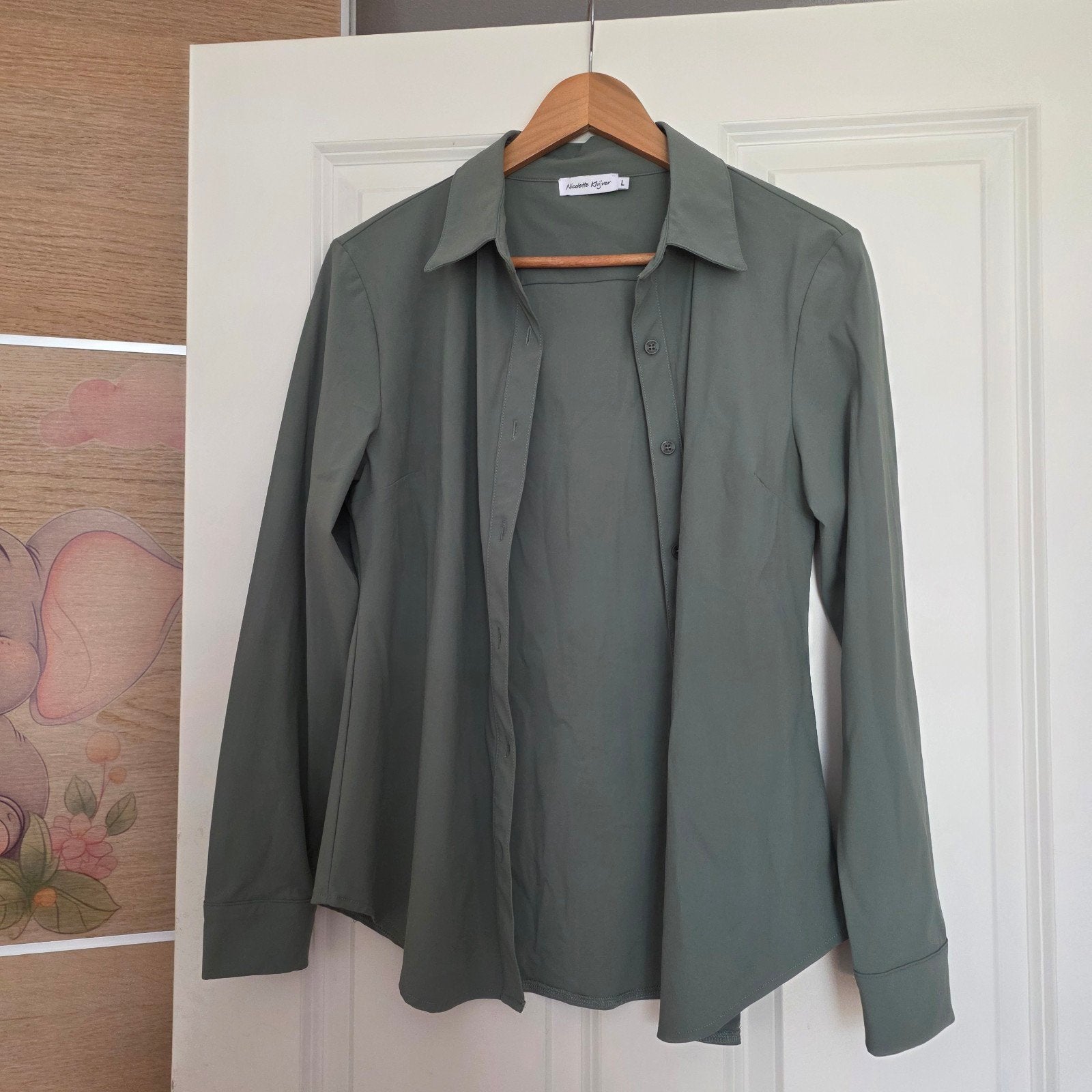 Nicolette Kluijver Blouse Maat L, Maat 42/44 (L), Nieuw, Groen, Nicolette Kluijver