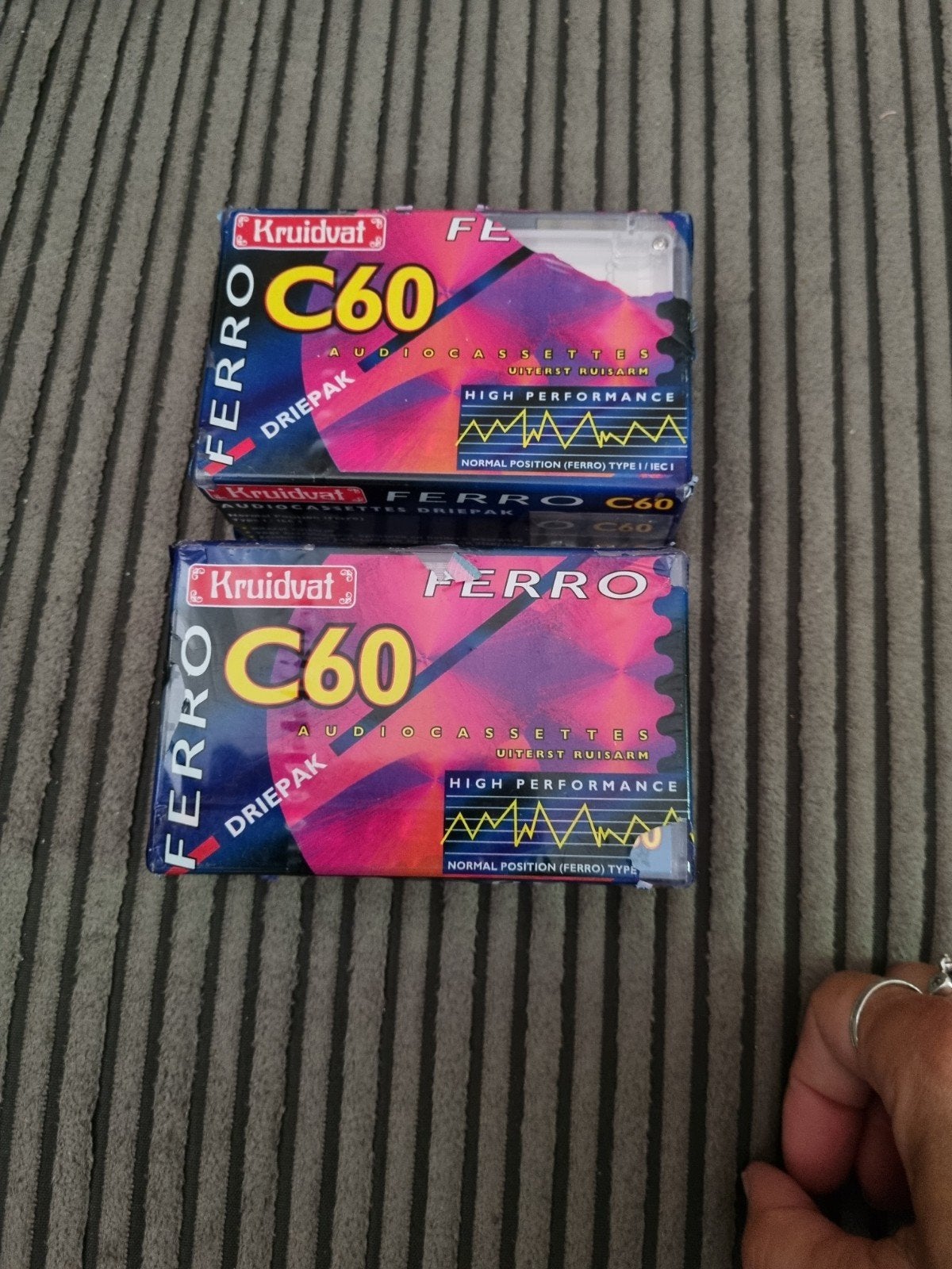 Kruidvat Ferro C60 Audiocassettes Drie-pak (2 verpakkingen), Cd's en Dvd's, Cassettebandjes, 2 t/m 25 bandjes, Overige genres