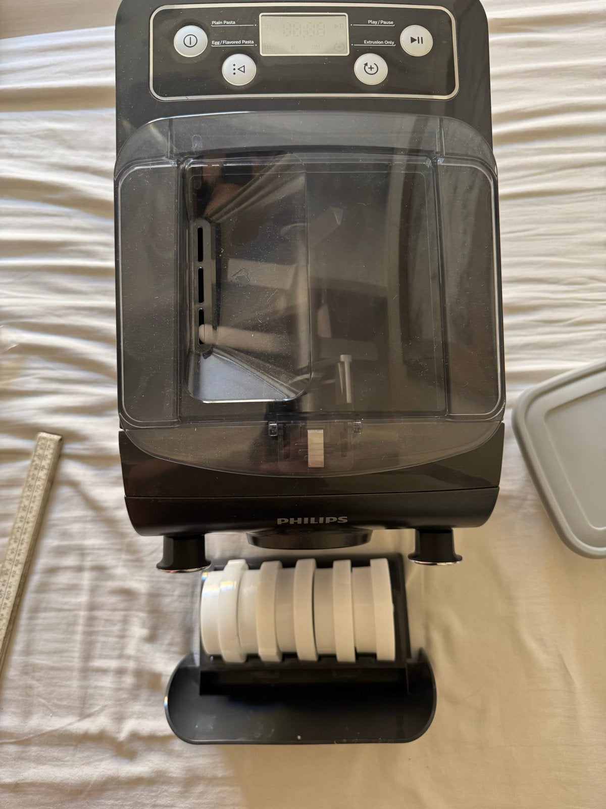 Philips pasta Maker HR2382 Pastamachine, 1 tot 2 liter, Ophalen, Gebruikt, 1 snelheid