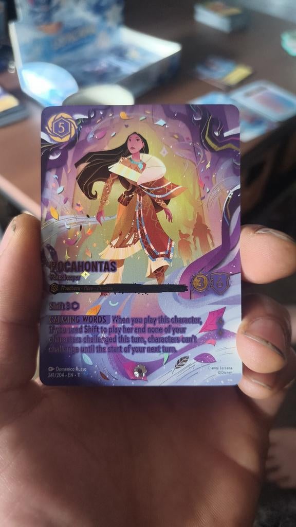 Disney Lorcana: Pocahontas Peacekeeper Floodborn kaart, Ophalen of Verzenden