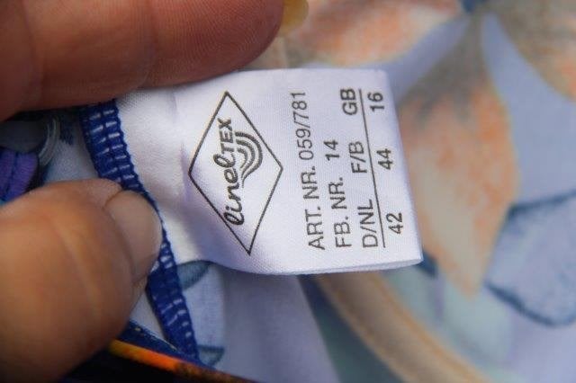 Badpak lila Oranje mt 42C Lineltex Vaste prijs OPRUIMING, Kleding | Dames, Ophalen of Verzenden, Zo goed als nieuw, Lineltex, Badpak