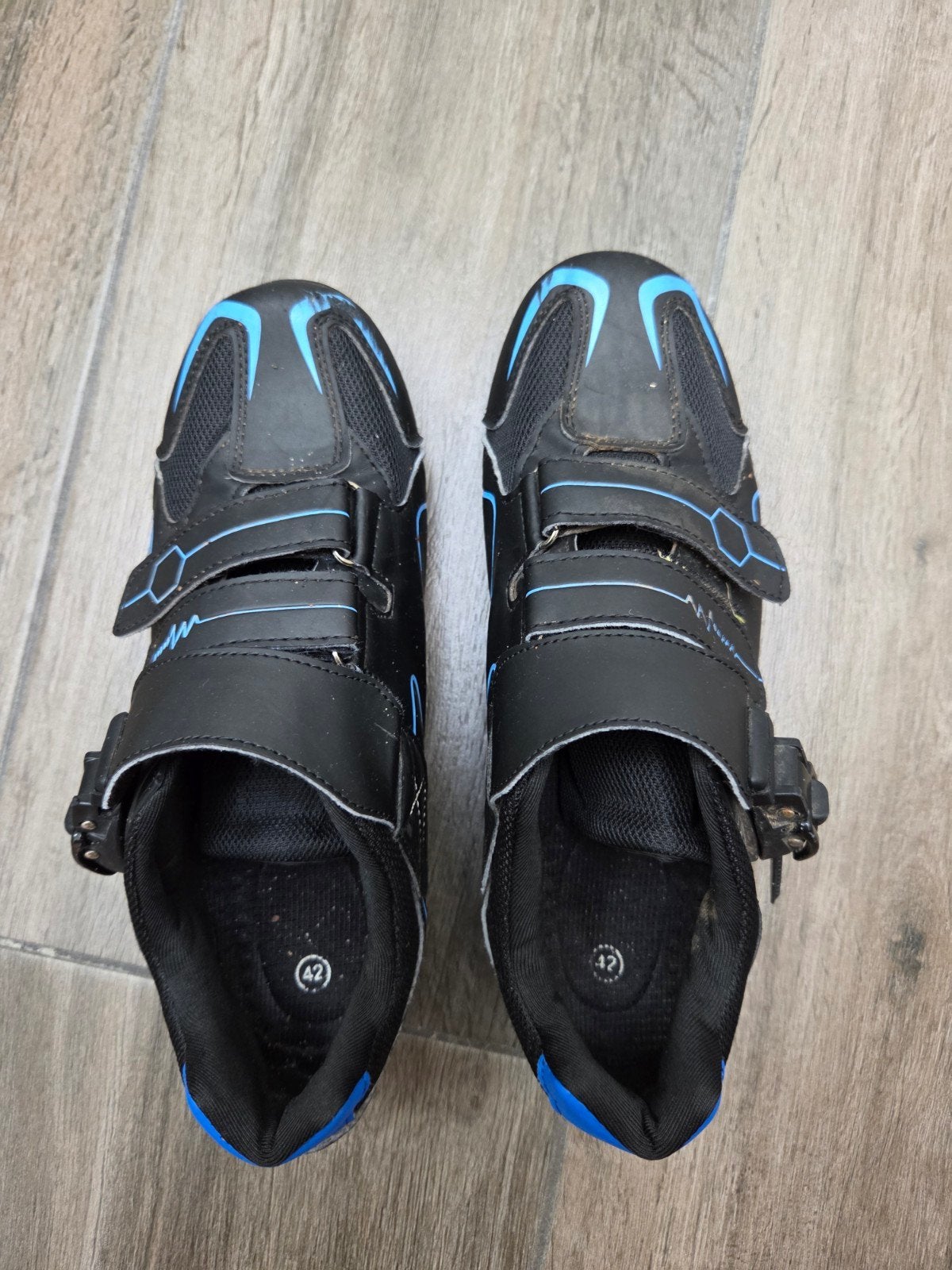 MTB schoenen maat 42 - Zwart/Blauw, Ophalen, Gebruikt, Schoenen, Overige maten