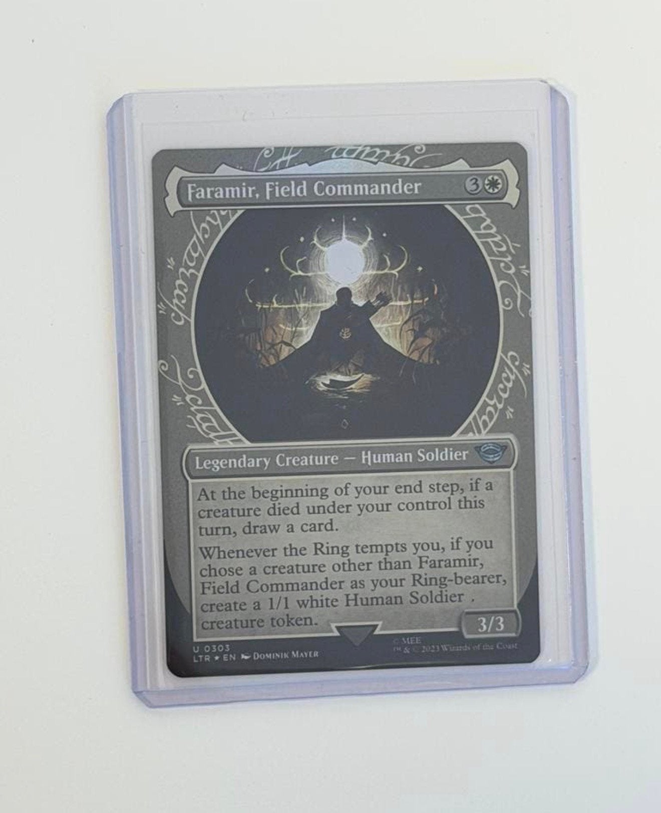 MTG Faramir Field Commander Showcase Foil LTR 0303 + foil, Ophalen of Verzenden, Nieuw, Losse kaart, Foil